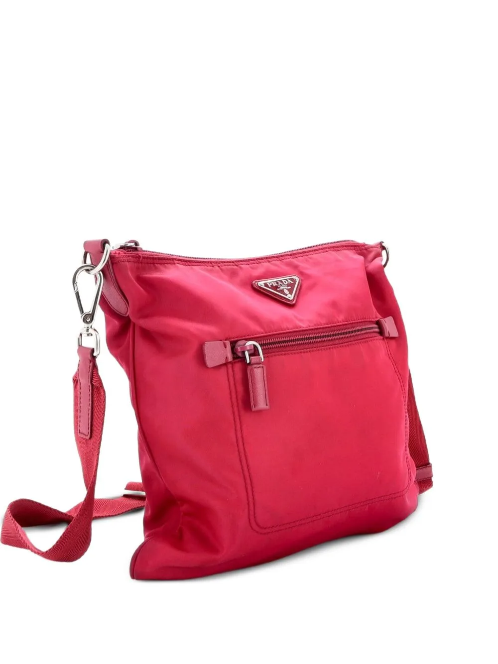 Front Pocket Messenger Bag Tessuto Medium Crossbody Bag by Prada Pre-Owned