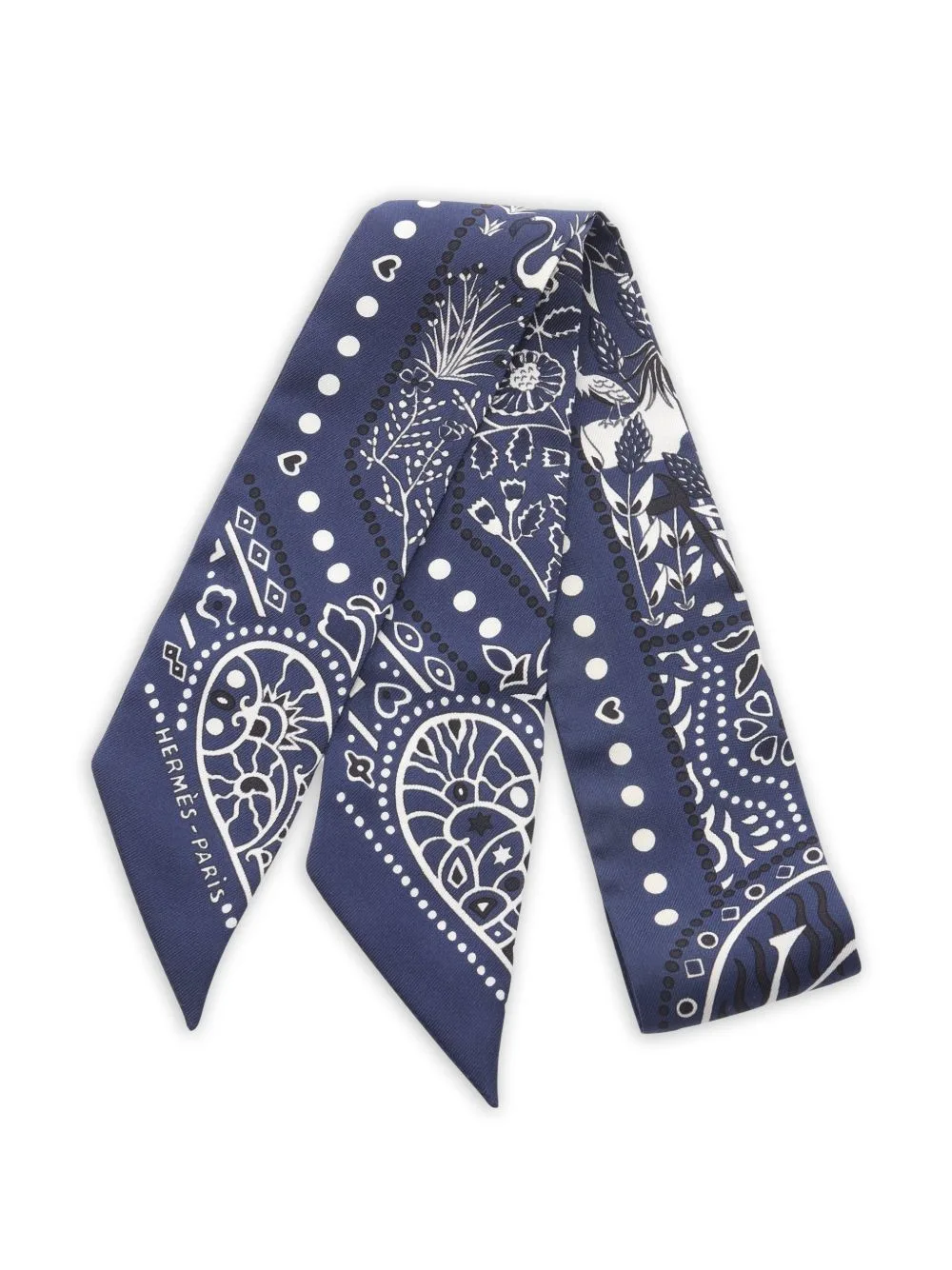2010s Entre Ciel Et Mer Bandana Twilly Scarf