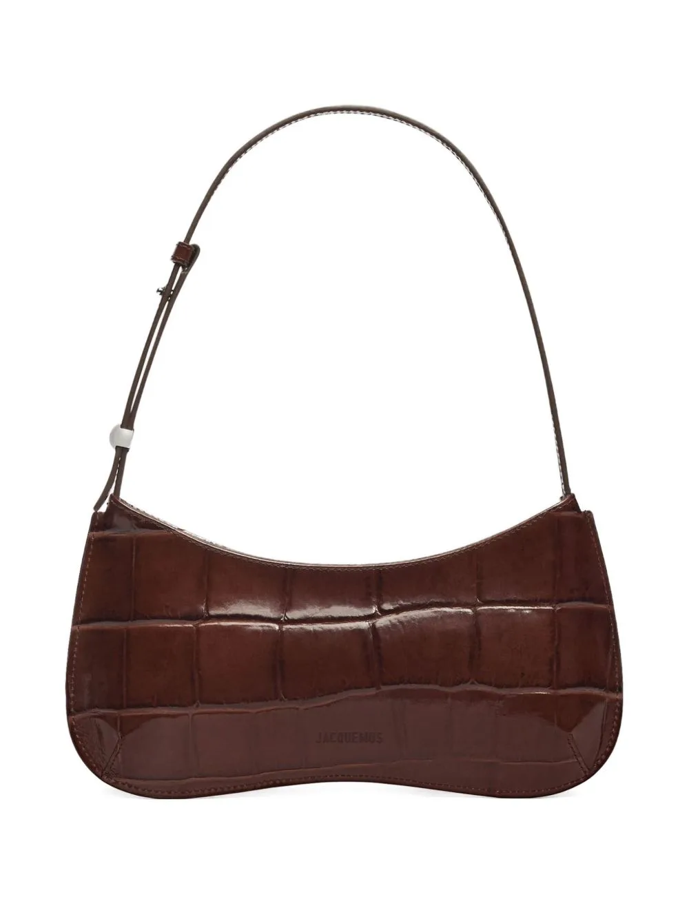 Le Bisou Crocodile-Embossed Shoulder Bag