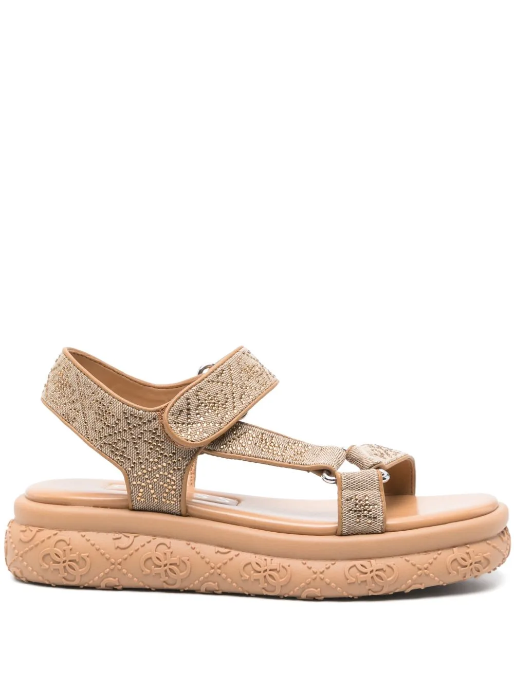 Crystal-Embellished Sandals