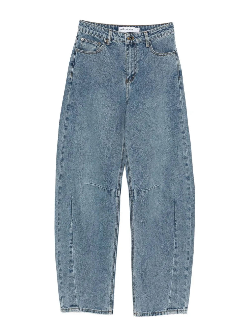 Seam-Detail Jeans