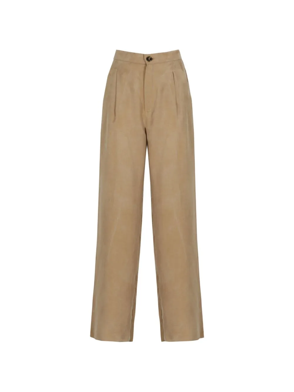 Pleated Wide-Leg Trousers