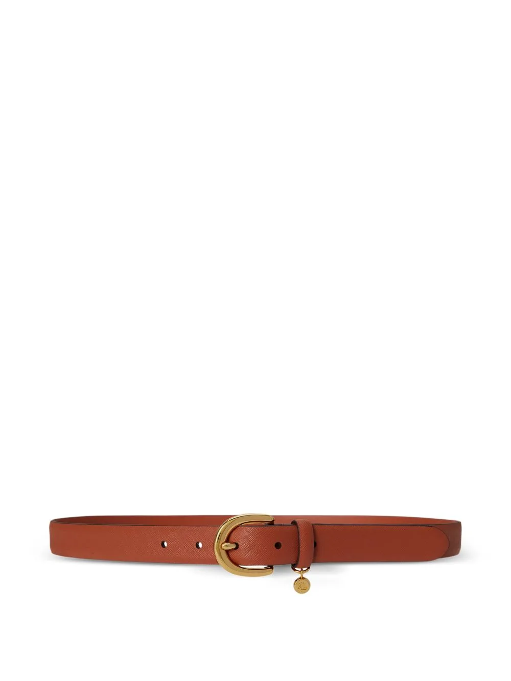 Charm-Crosshatch Leather Belt