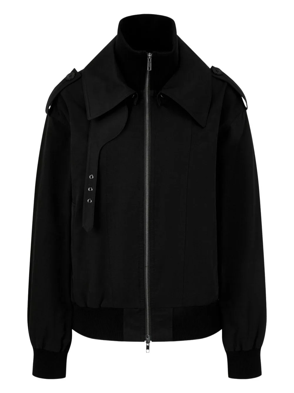 Zip-Front Bomber Jacket