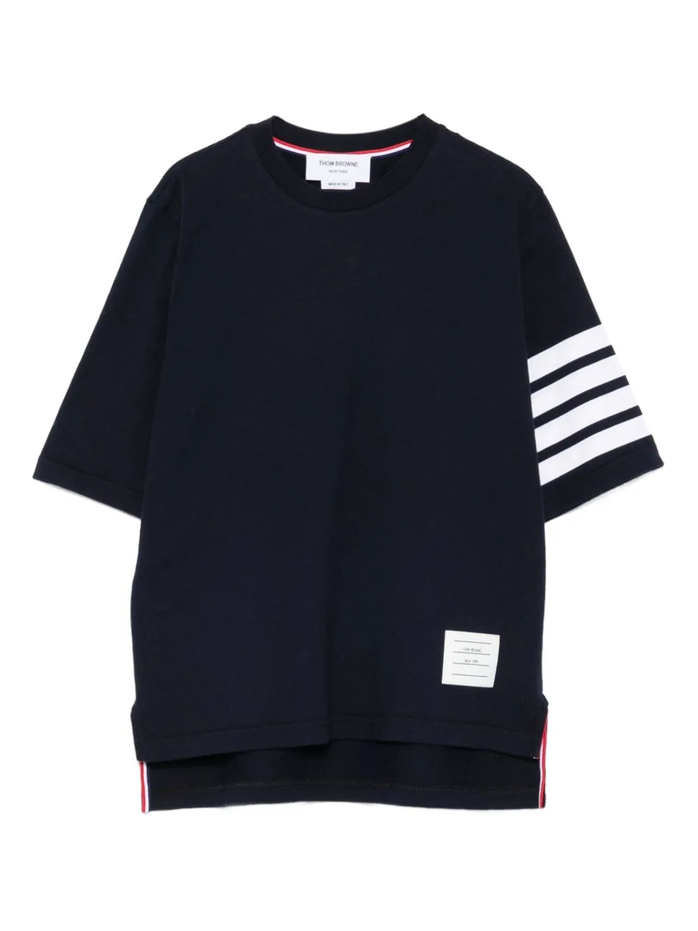 Four-Stripe Sleeve T-Shirt