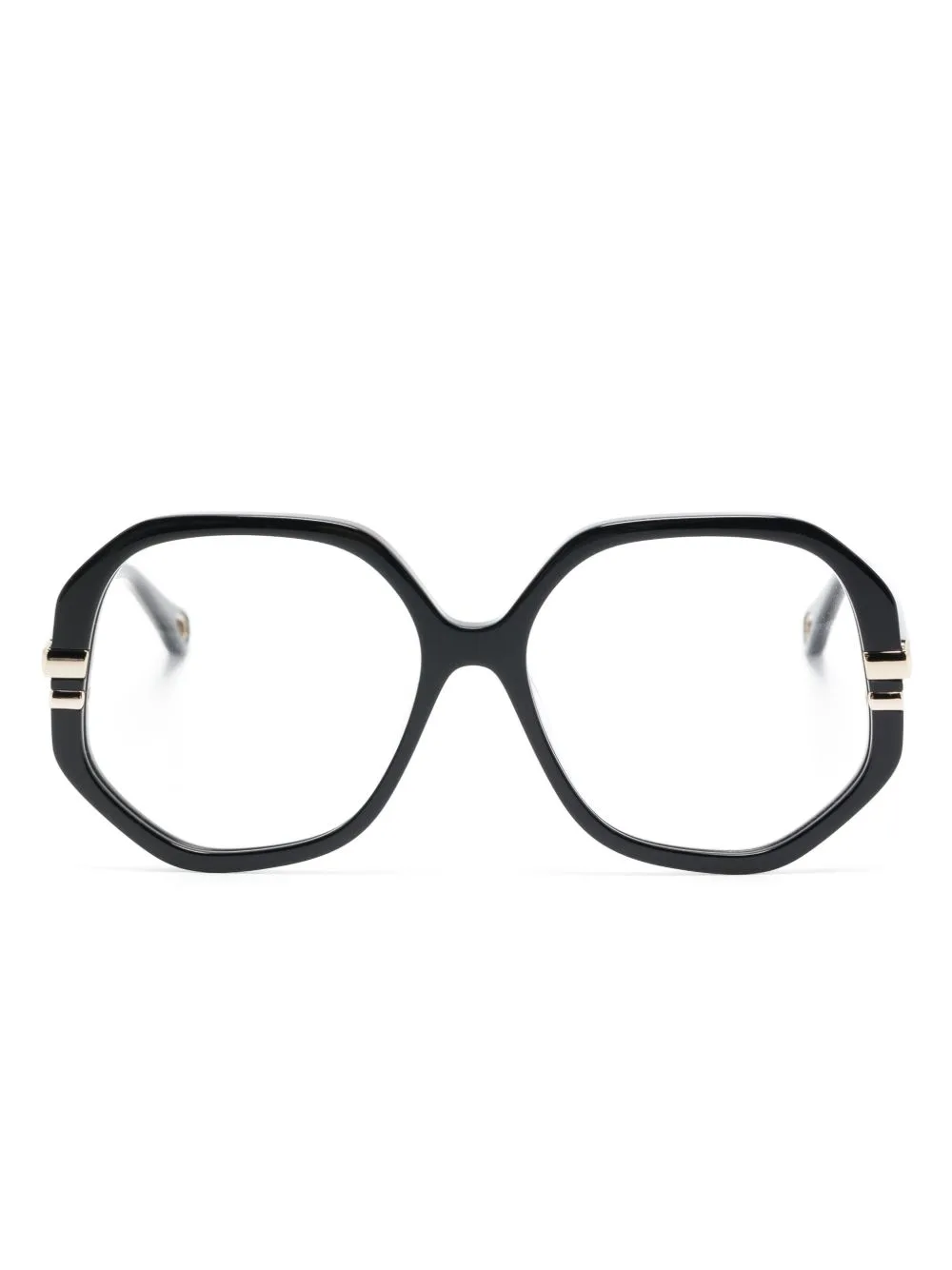 Logo-Debossed Square-Frame Glasses by Chloé Eyewear
