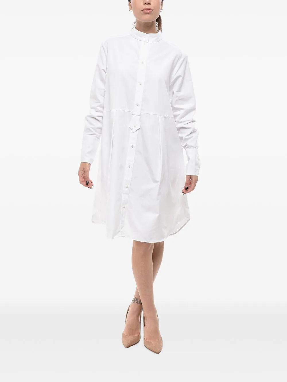 Martina Oversized-Fit Midi Shirt Dress