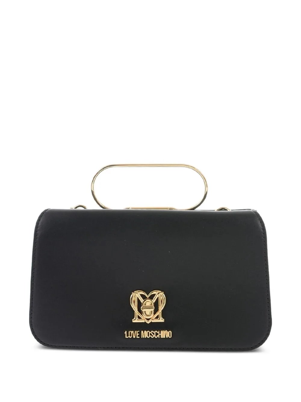 Logo-Plaque Clutch Bag