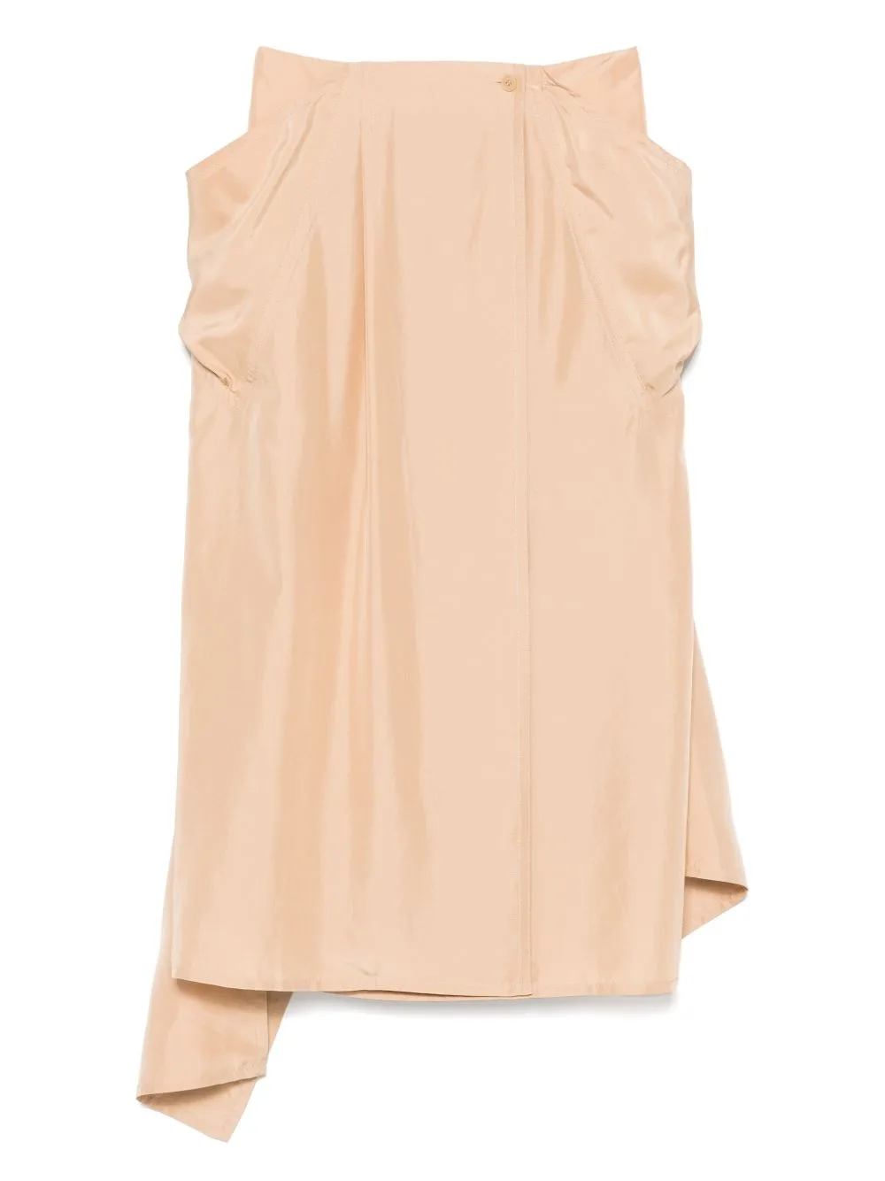 Silk Straight Skirt