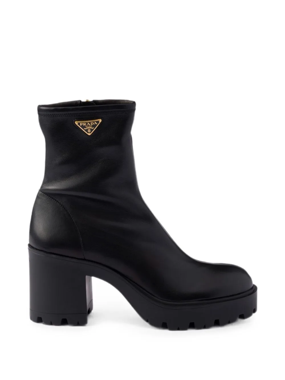 Stretch-Nappa Leather Booties