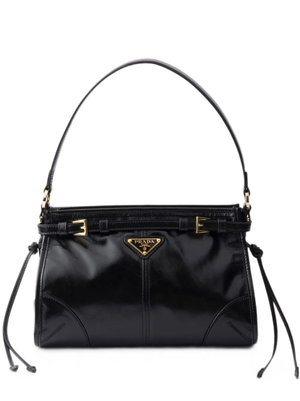 Bonnie Small Leather Handbag by Prada