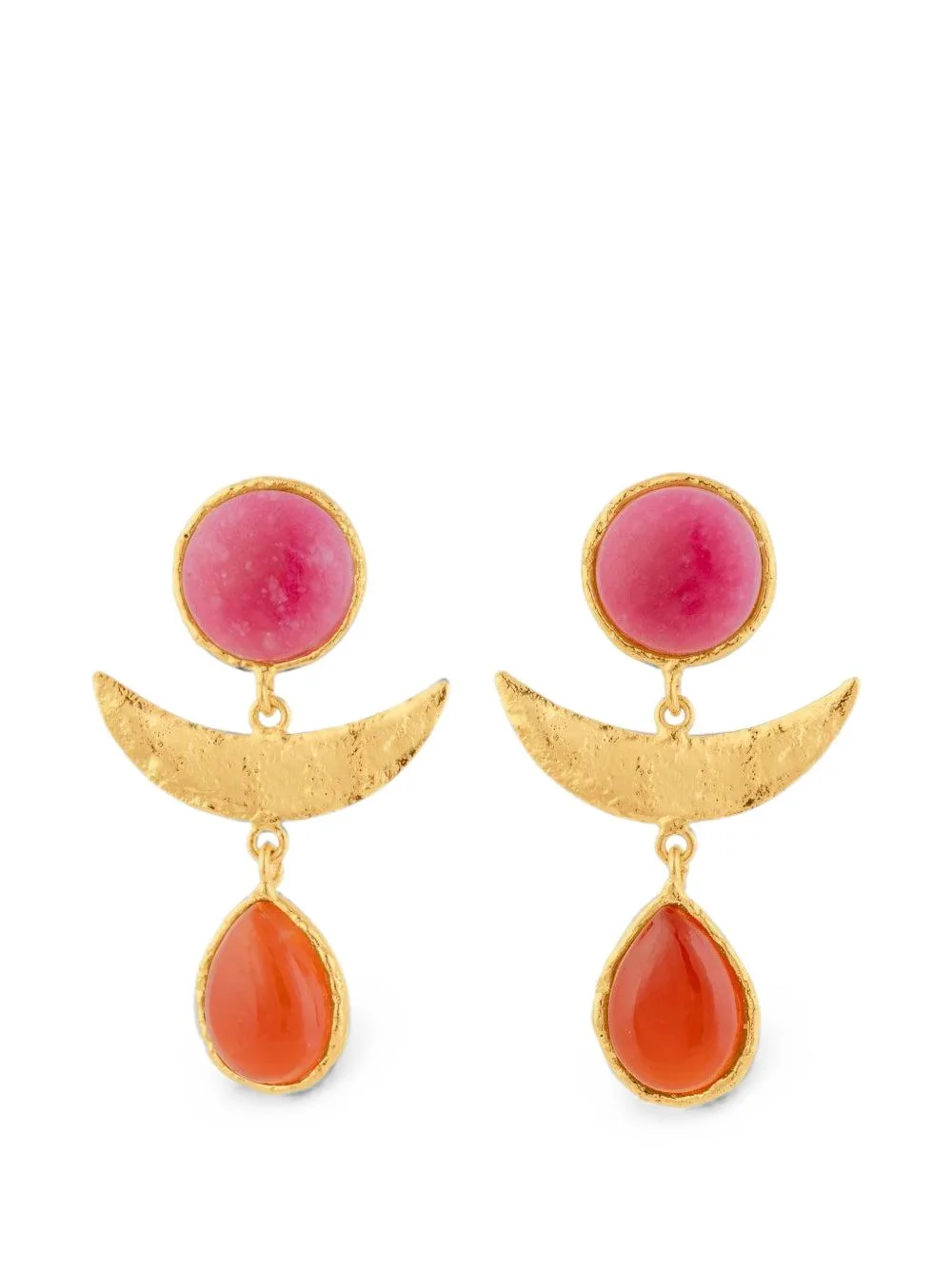 Jasper and Carnelian Earrings