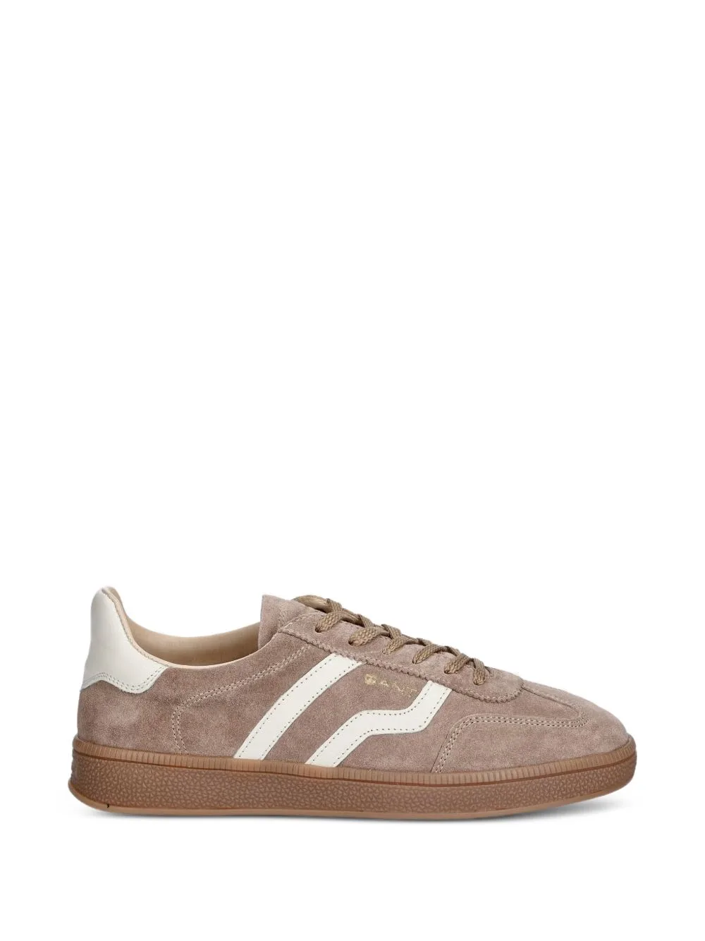 Logo-Detail Suede Sneakers