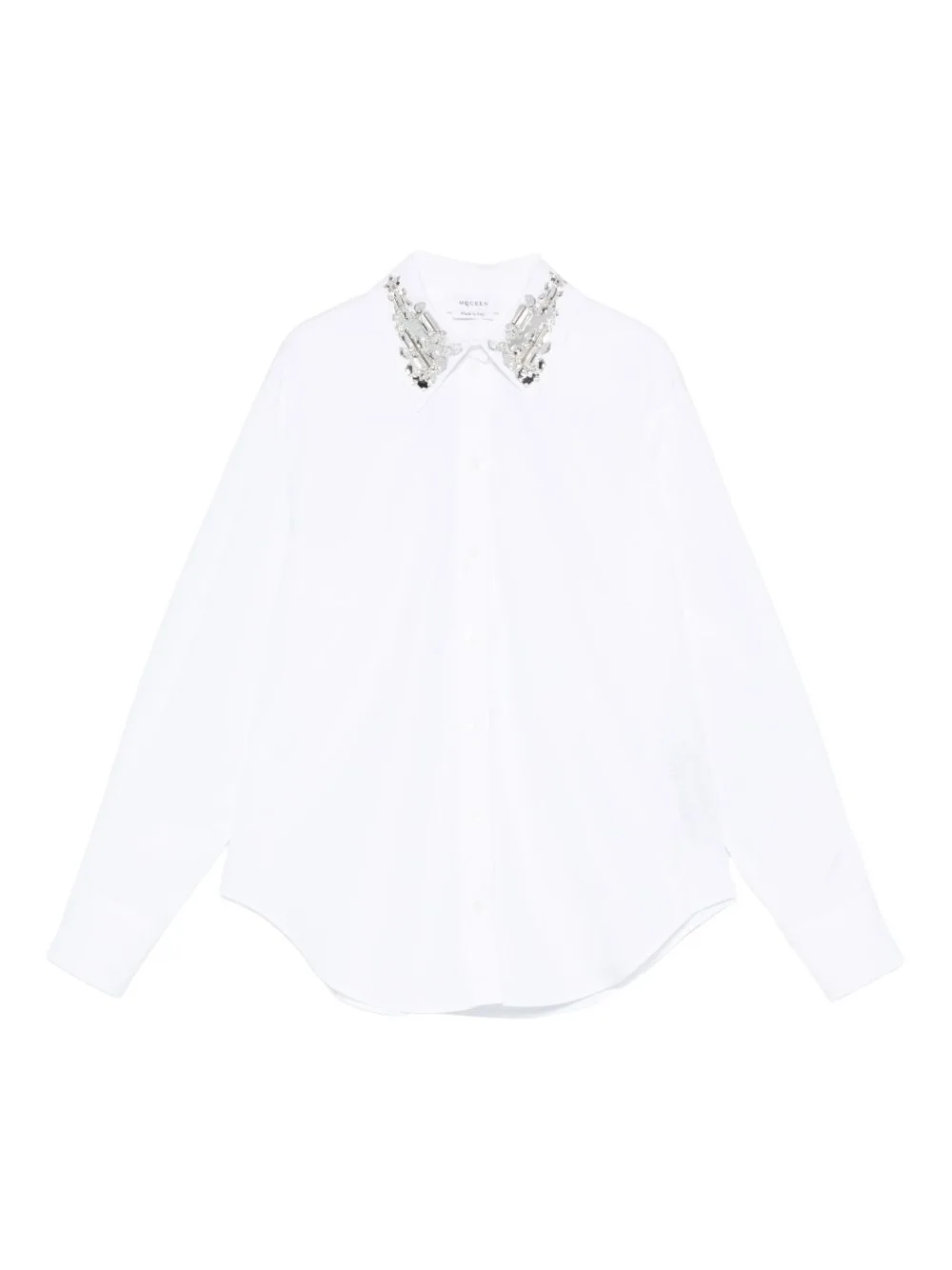 Embellished-Collar Shirt