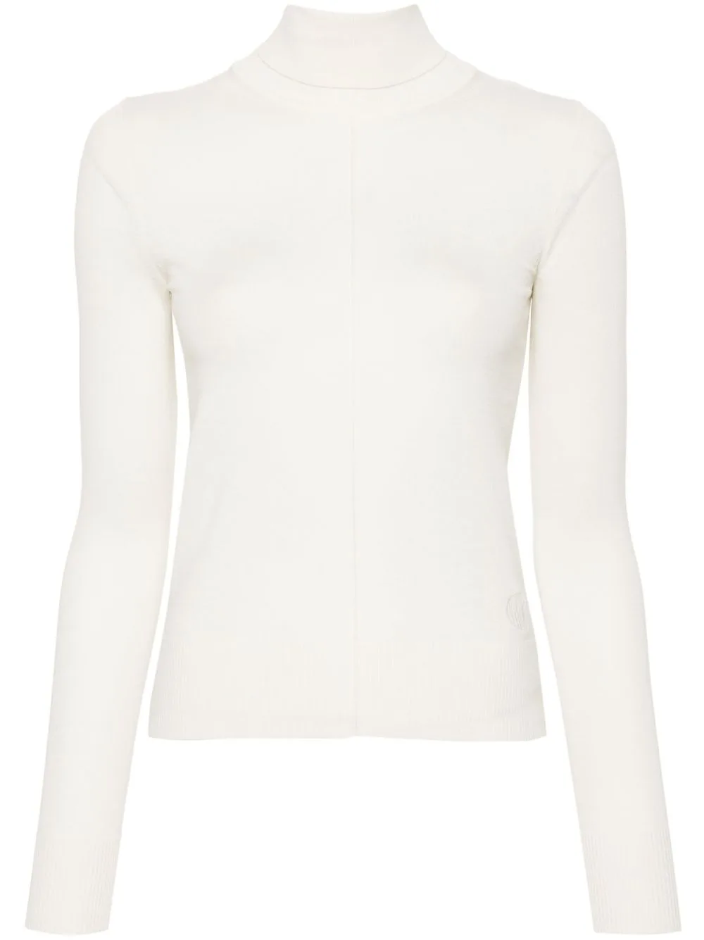 Logo-Embroidered Roll-Neck Jumper