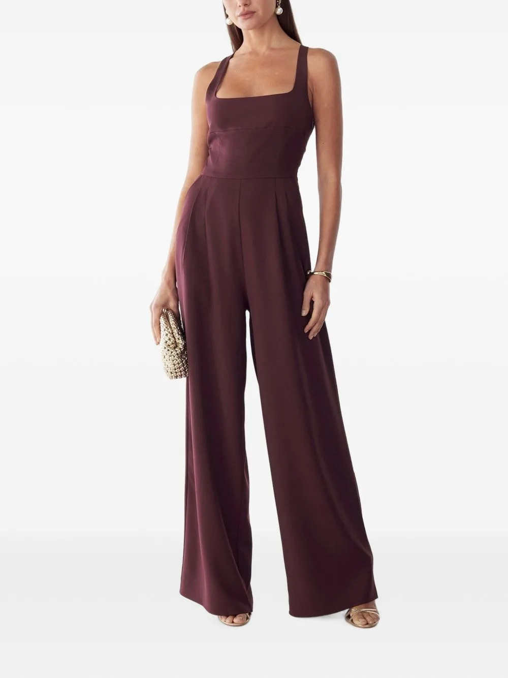 Square-Neck Jumpsuit