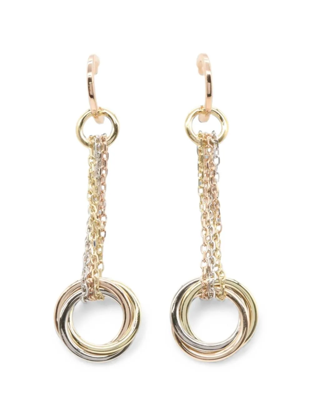 2010s Trinity Chain Earrings