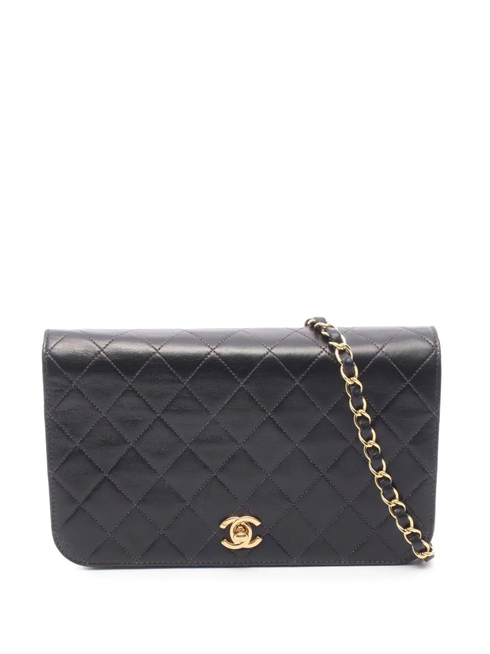 2003-2004 Small CC Quilted Lambskin Full Single Flap Crossbody Bag