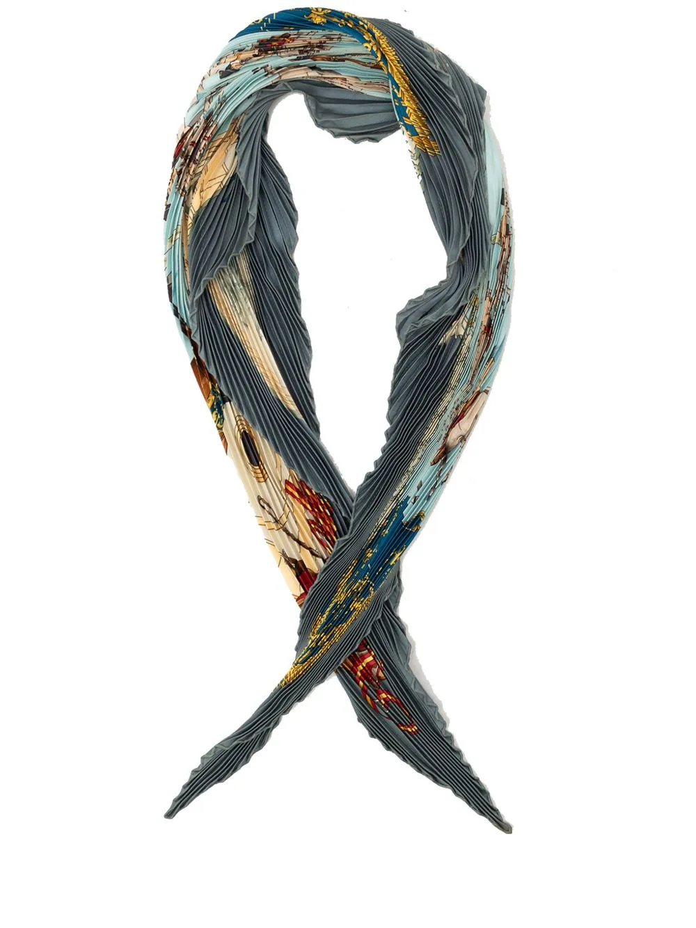 2000-2026 Real Escuela Andaluza Del Arte Ecuestre Pleated Silk Scarf Scarves
