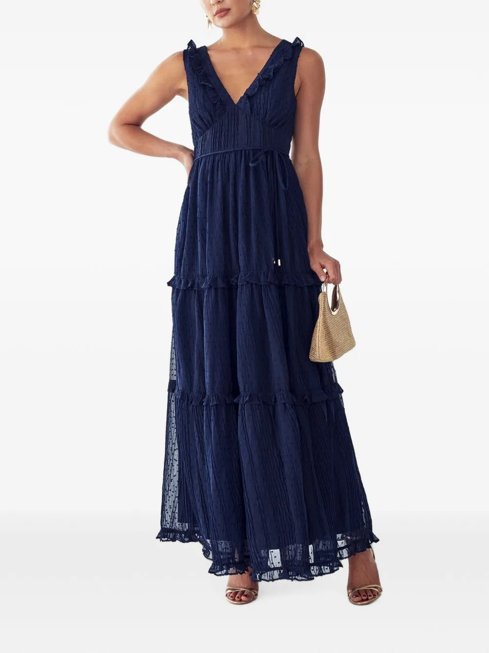 Ruffled Tiered Maxi Dress