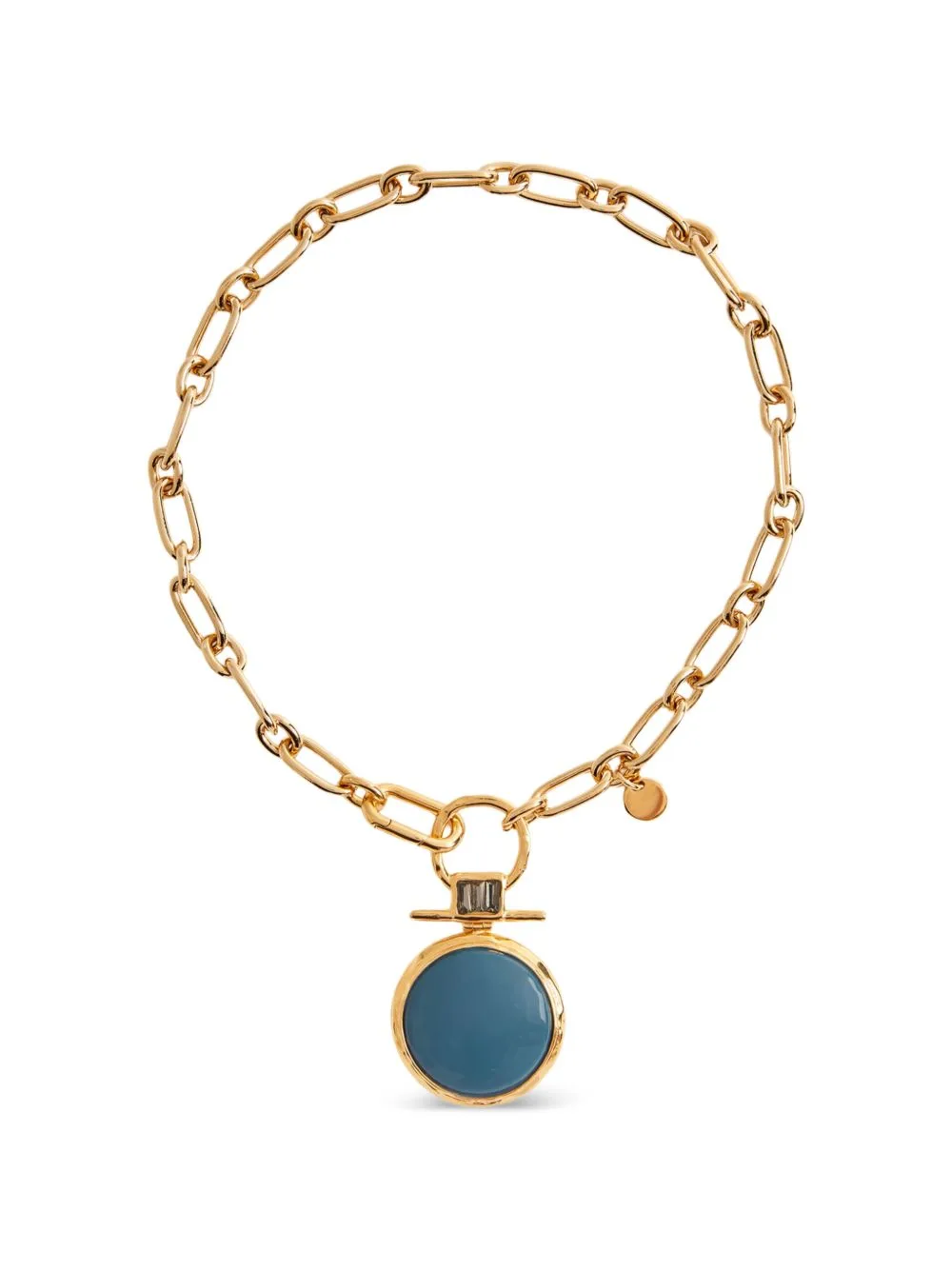 Shen Loop Enamel-Pendant Necklace