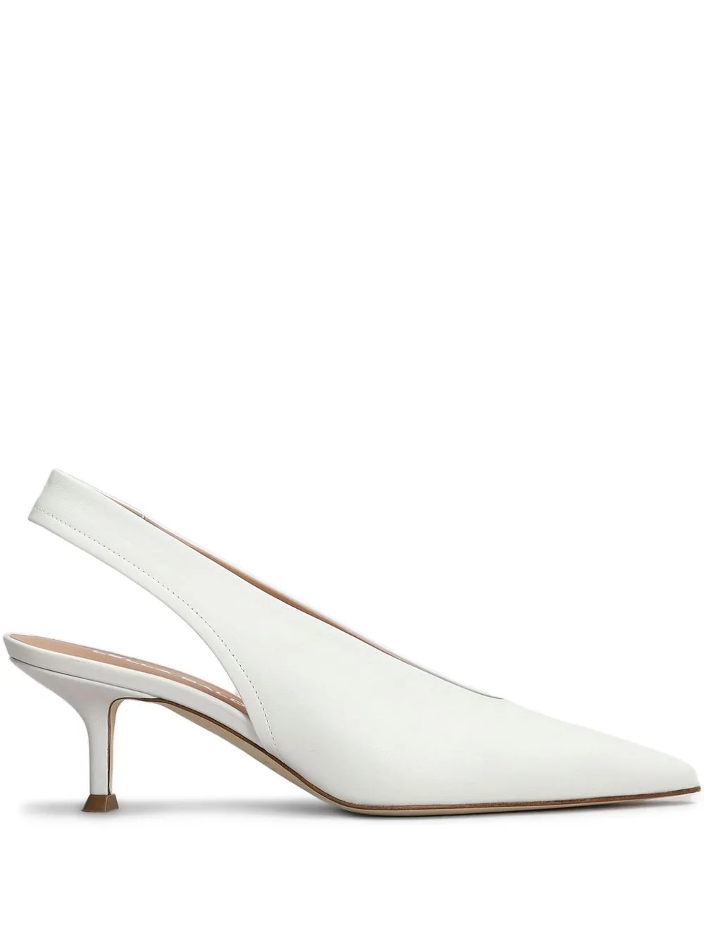 Leather Slingback Pumps