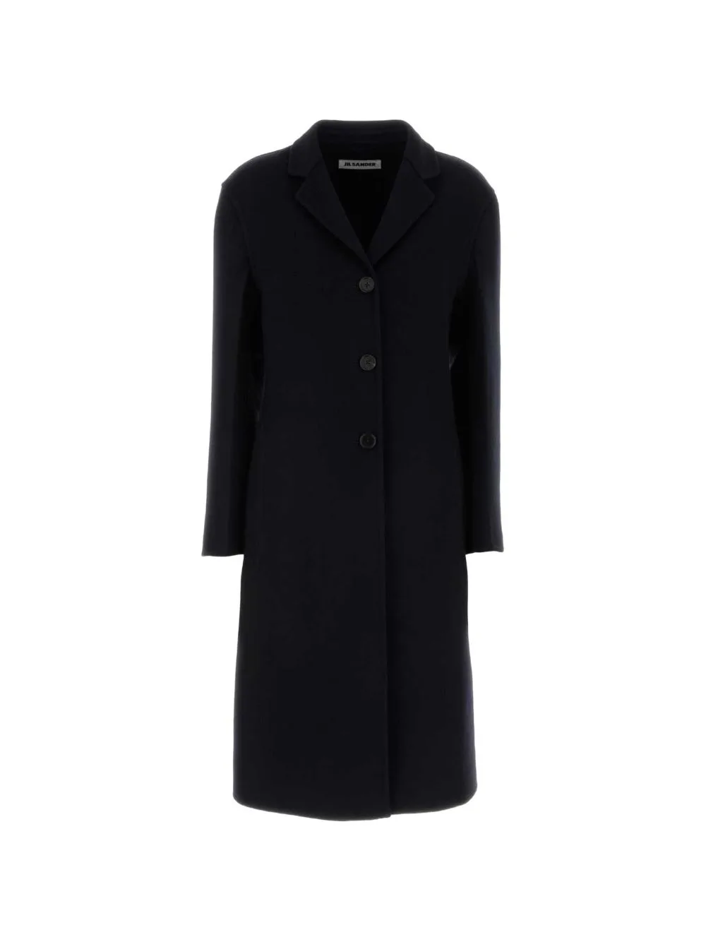 Single-Breasted Notched-Lapels Coat