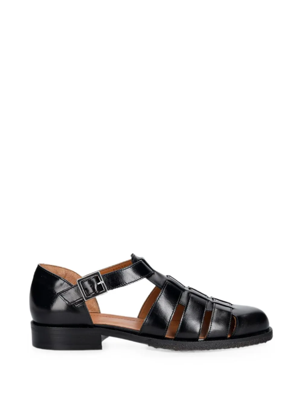 A6315 Buckle-Fastening Caged Sandals