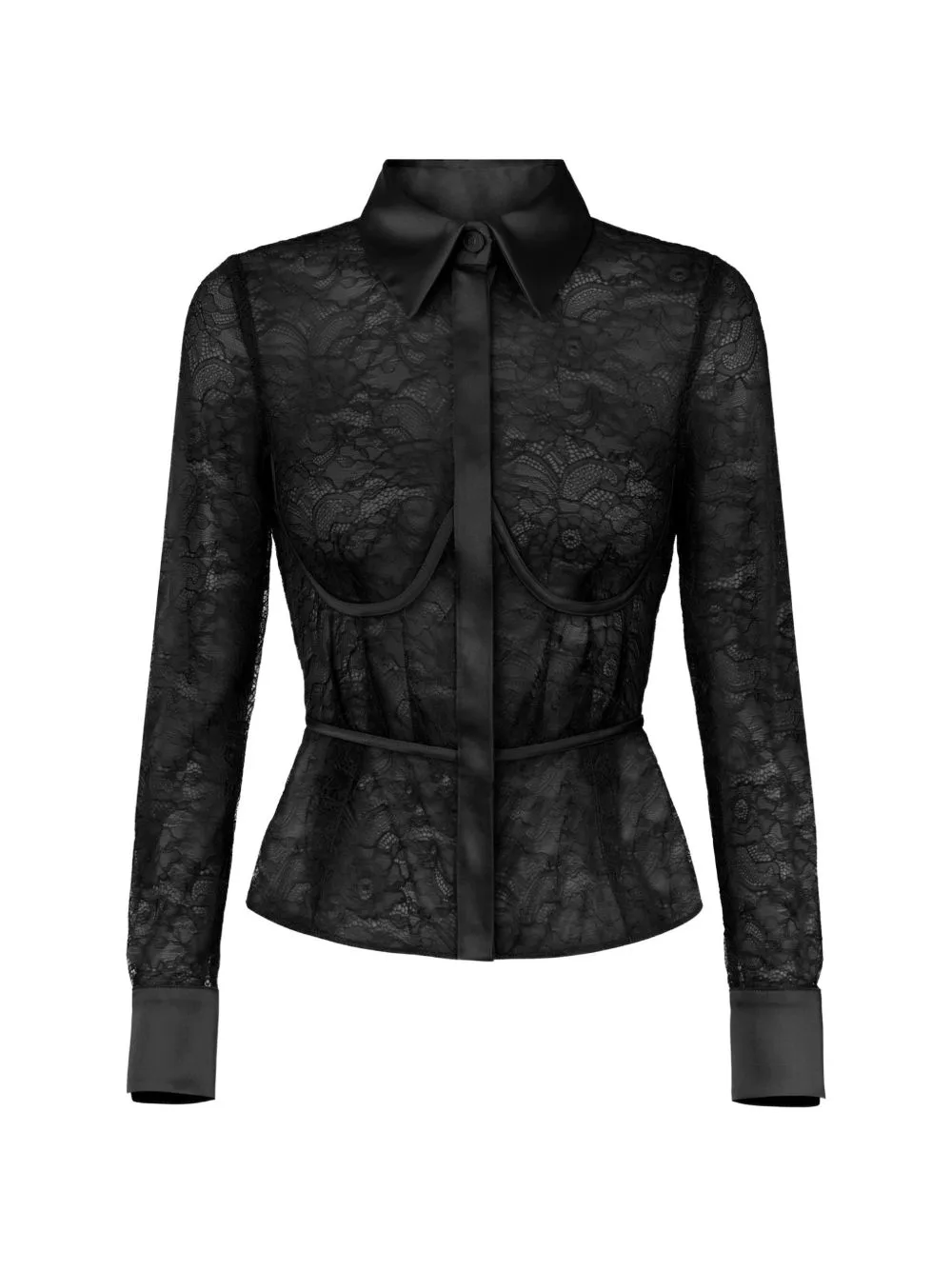 Shirt in Floral Lace