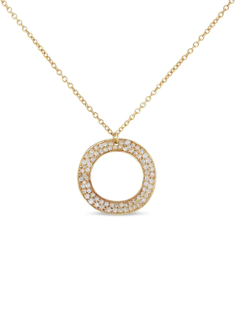 Diamond Circular-Pendant Necklace