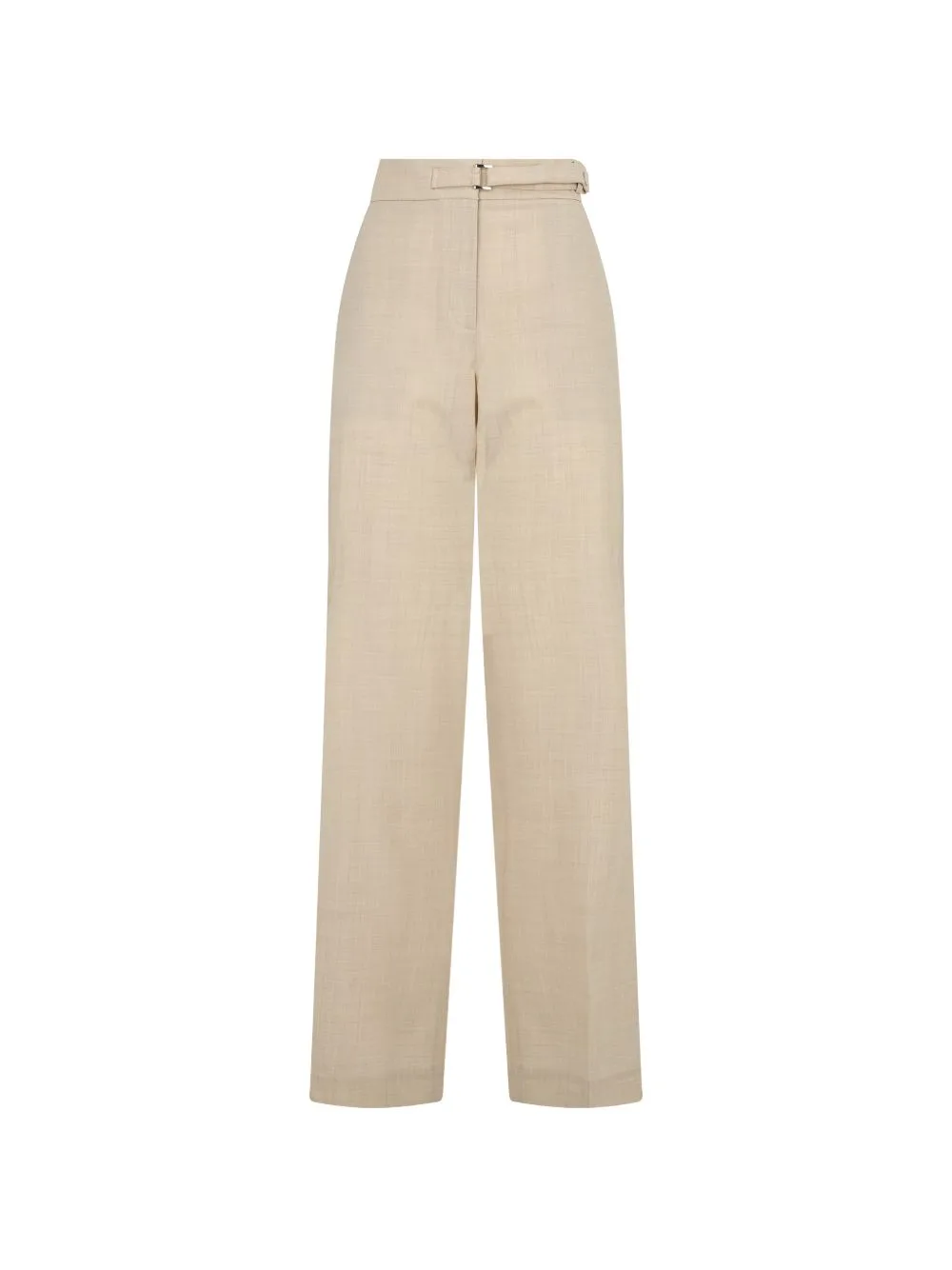 High-Waisted Belted Trousers