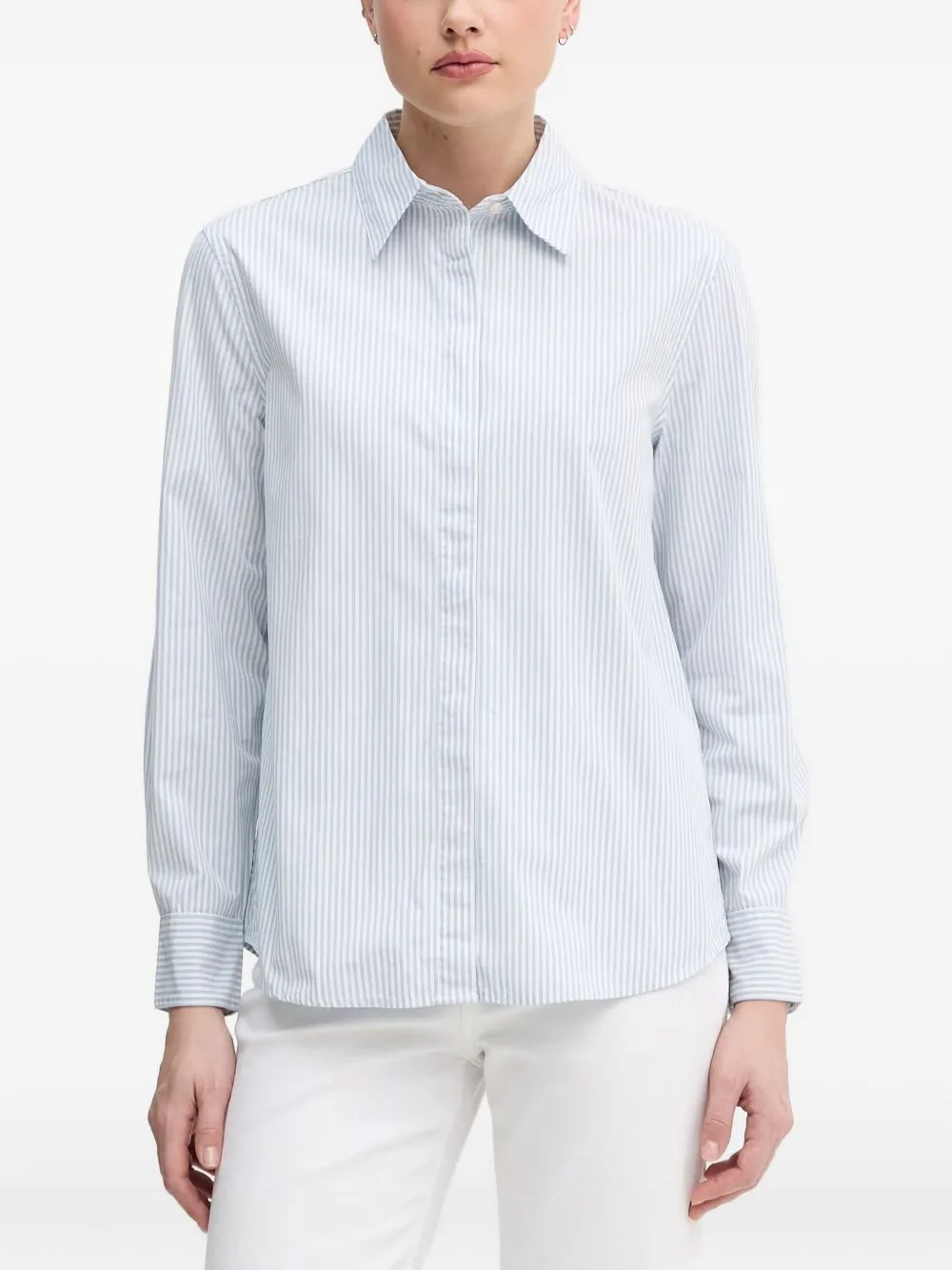 Vertical-Stripe Shirt