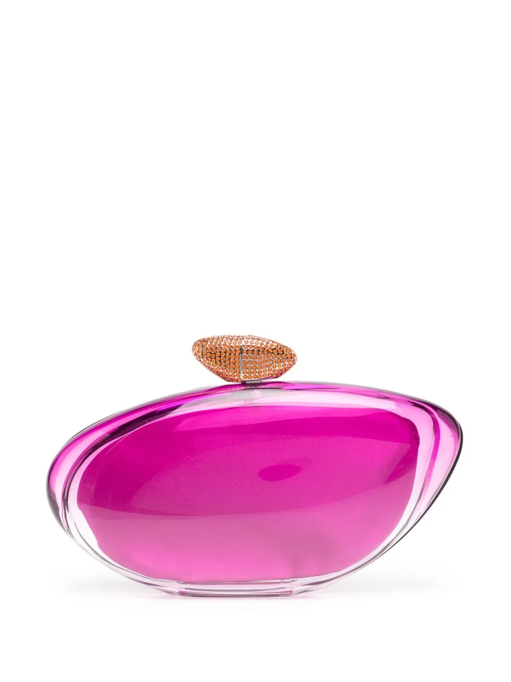 Ariel Clasp-Fastening Clutch Bag