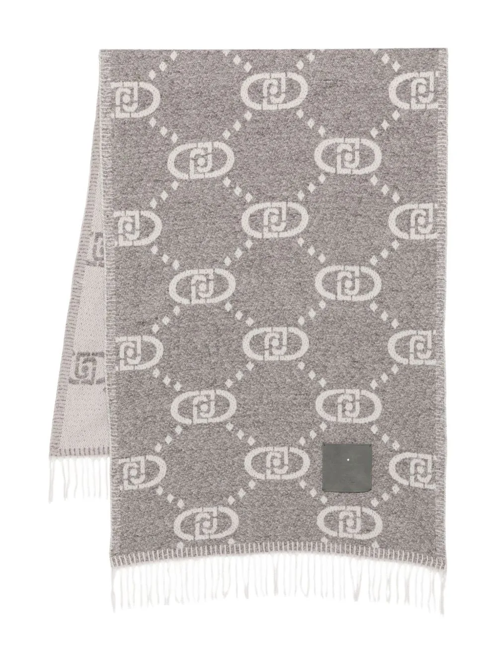 Logo Fringed Scarf