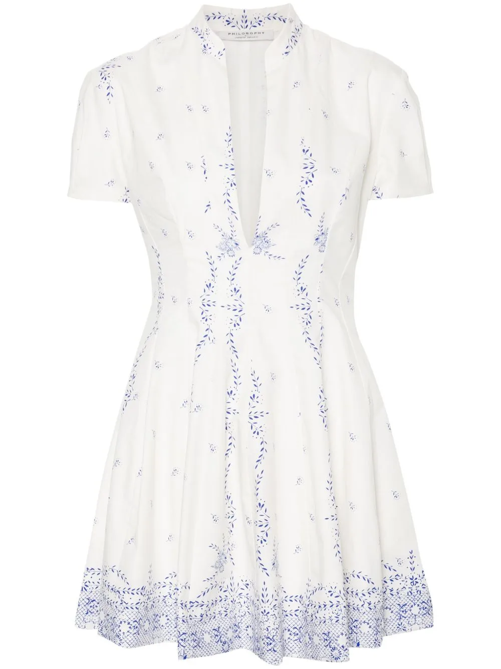 Floral-Print Cotton Dress
