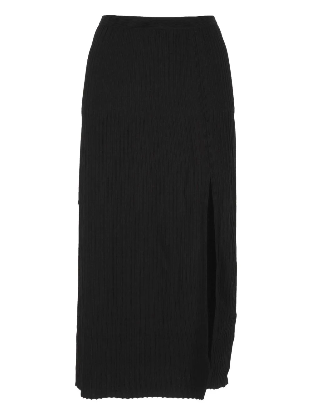 Side-Slit Midi Skirt