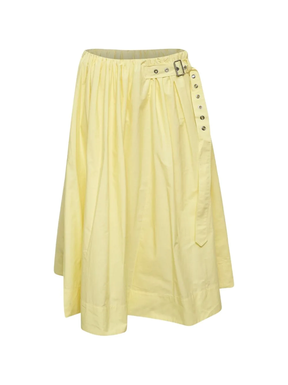 Belted Gathered Skirt