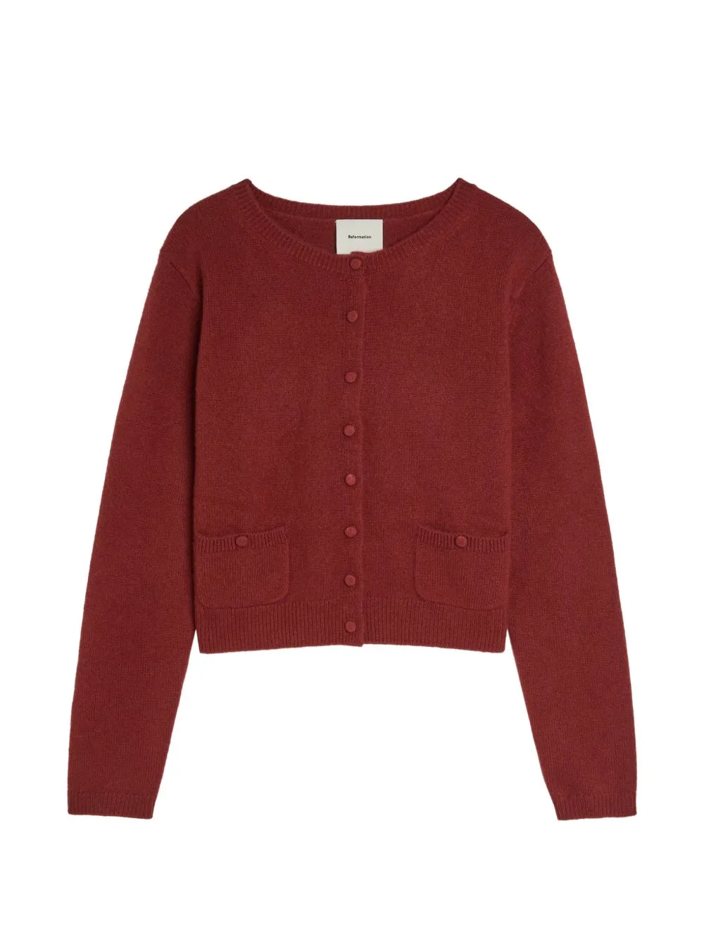 Clara Patch-Pocket Cardigan