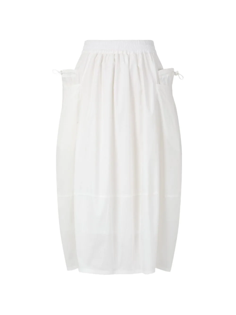 Elasticated-Waist Balloon Skirt