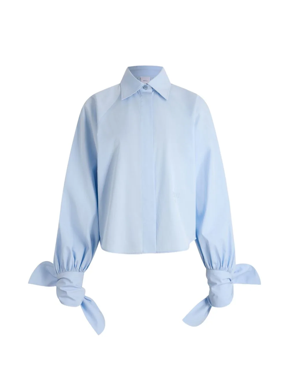 Bow-Detail Long-Sleeve Blouse