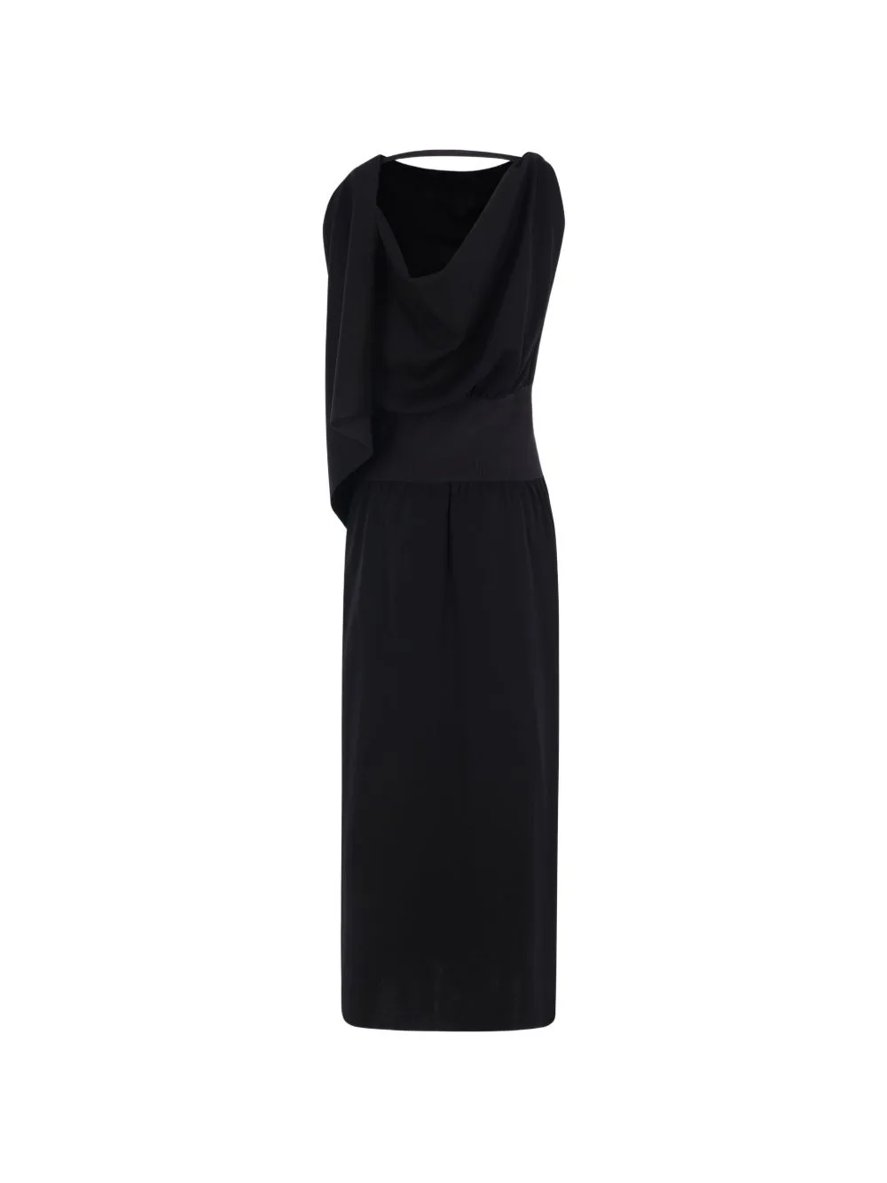 AC Milan Draped Maxi Dress