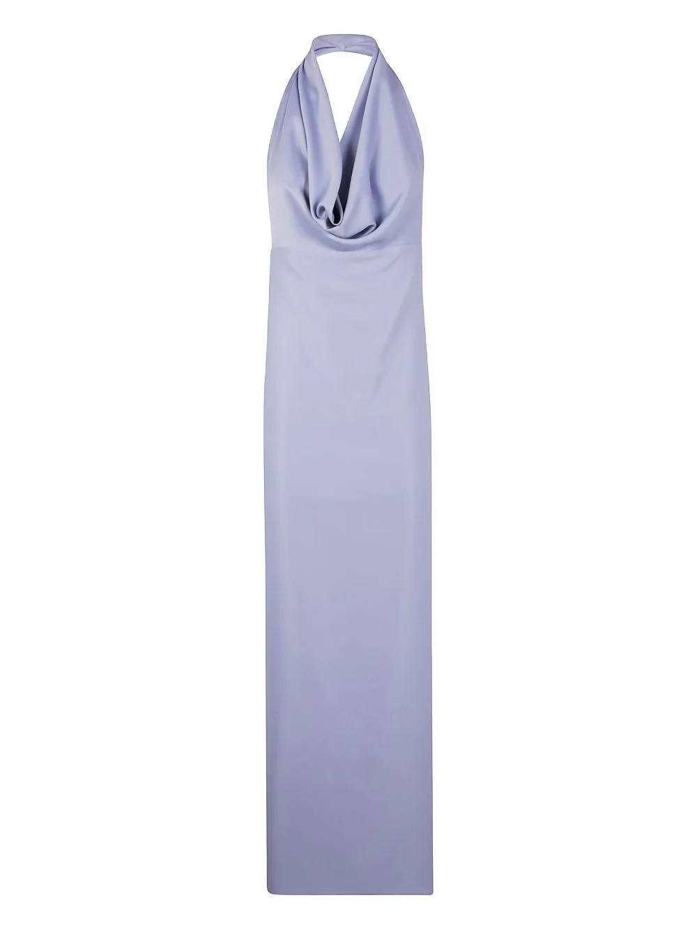 Cowl-Neck Halter Dress