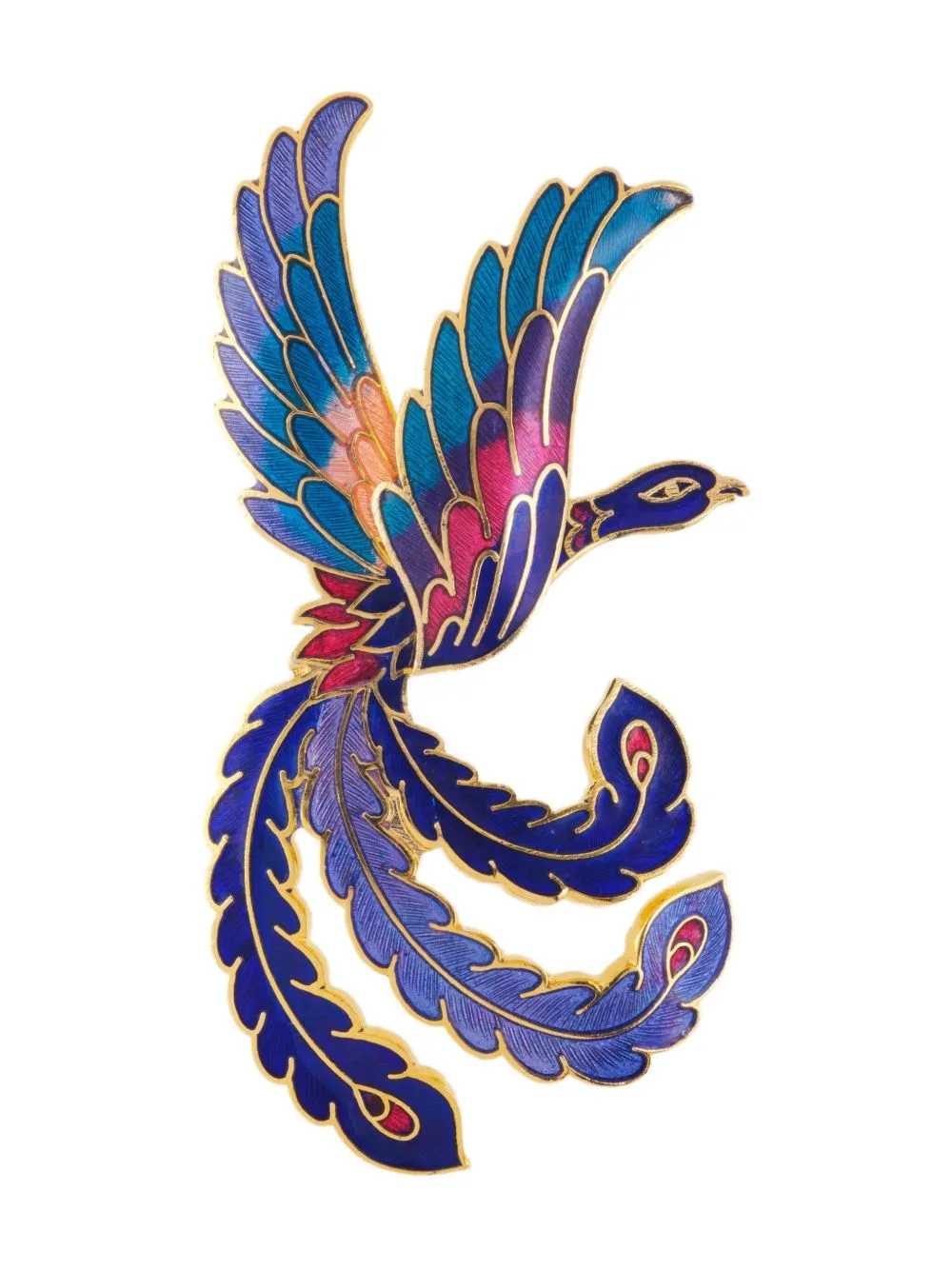 1980s Paradise Bird Brooch