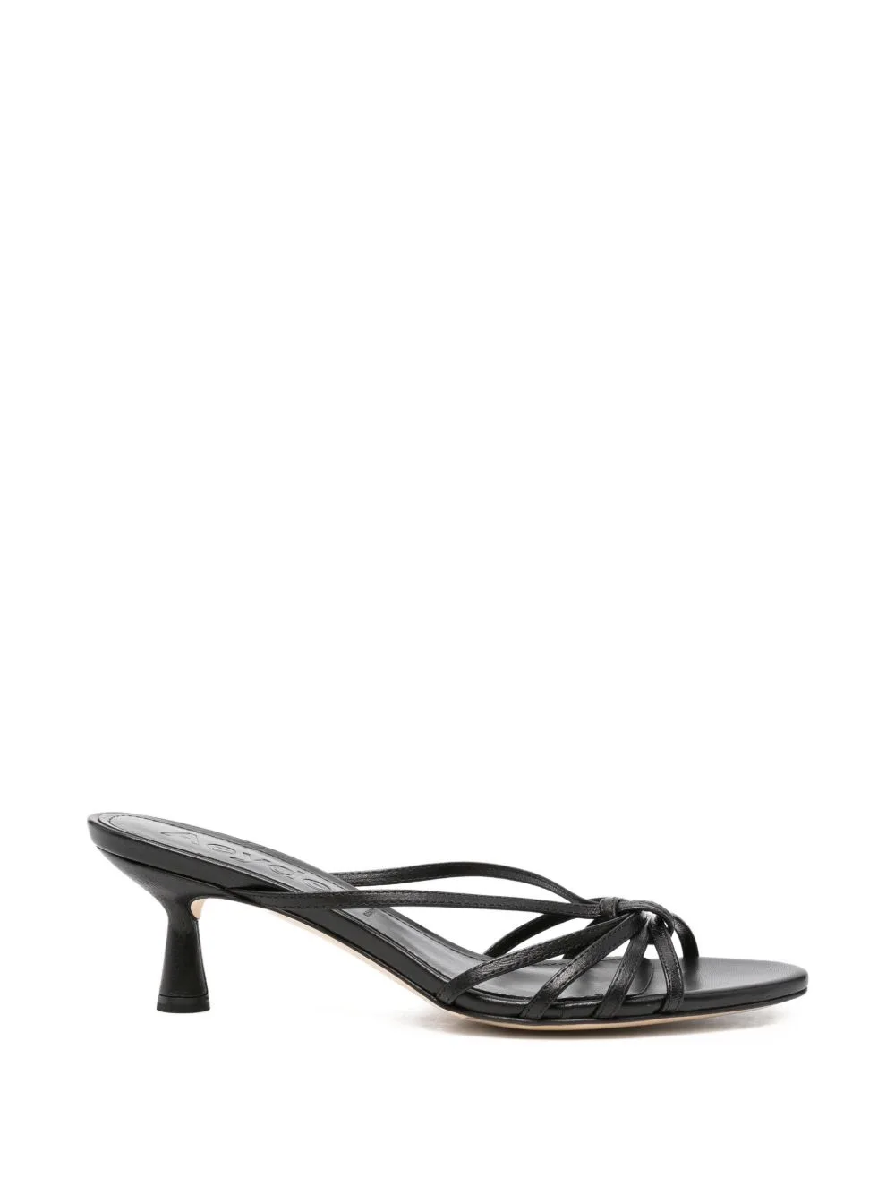 Knotted-Strap Leather Sandals