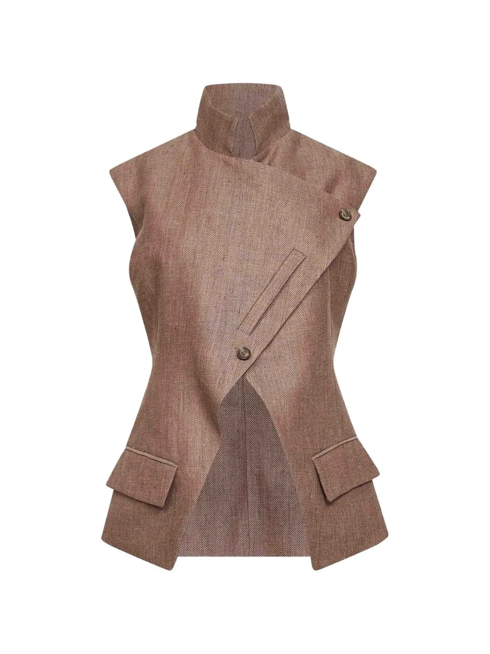 Asymmetric Portofino Vest