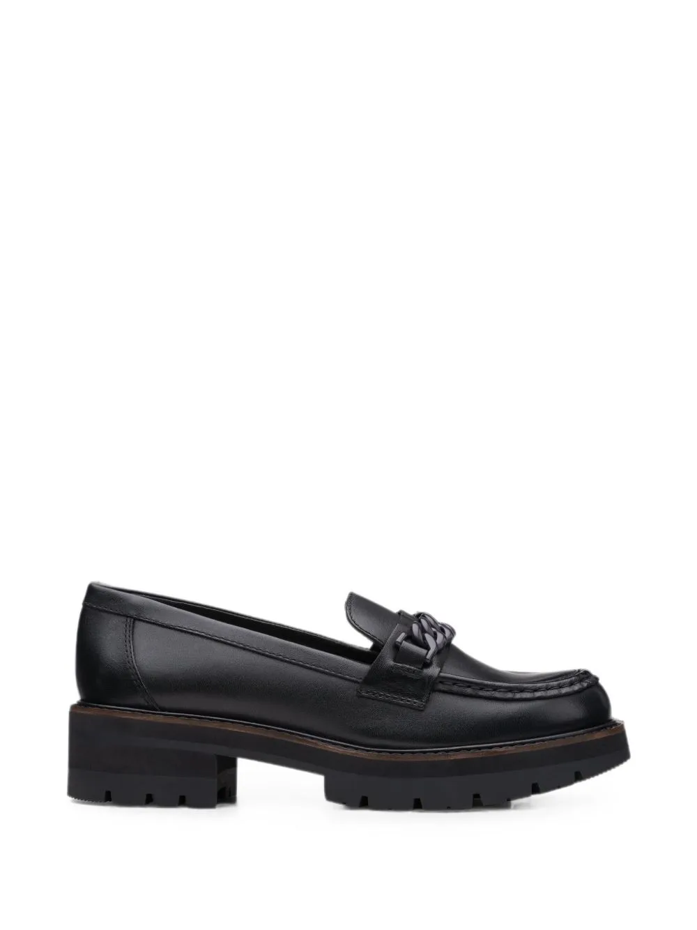 Orianna Edge Chain-Link Loafers