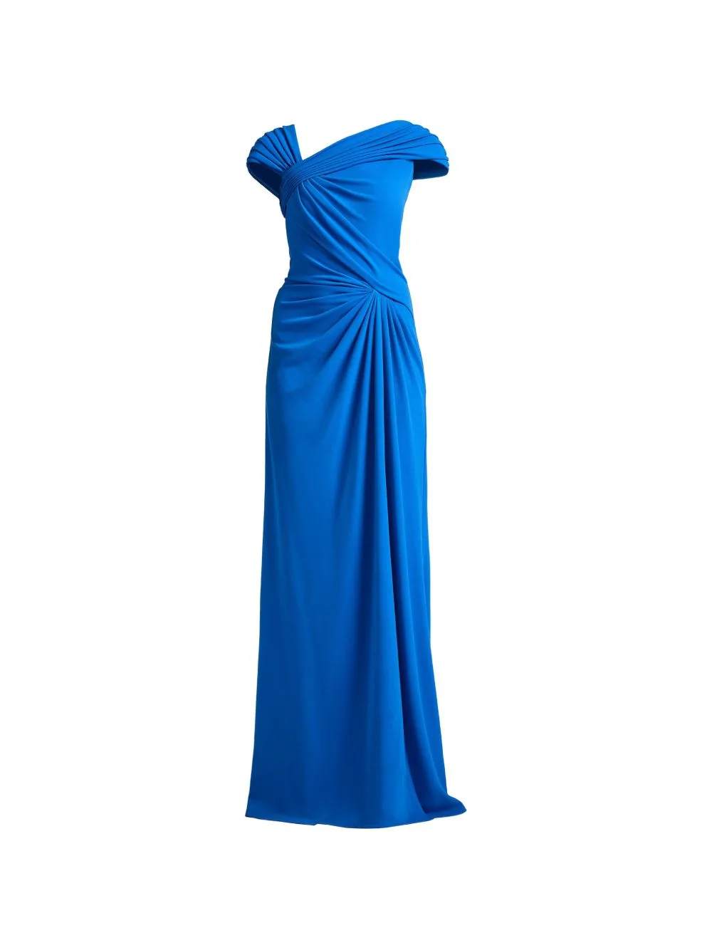 Mireya Ruched Draped-Detail Gown