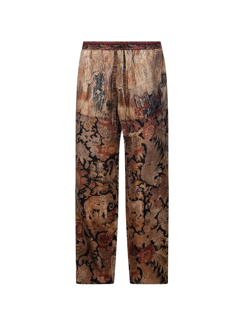 Aloe Patterned-Jacquard Trousers