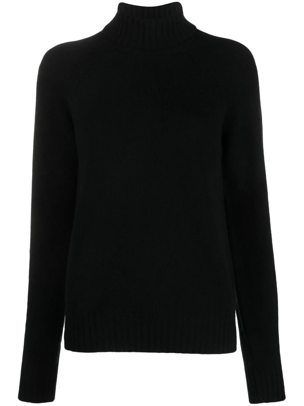 Roll-Neck Ribbed Jumper