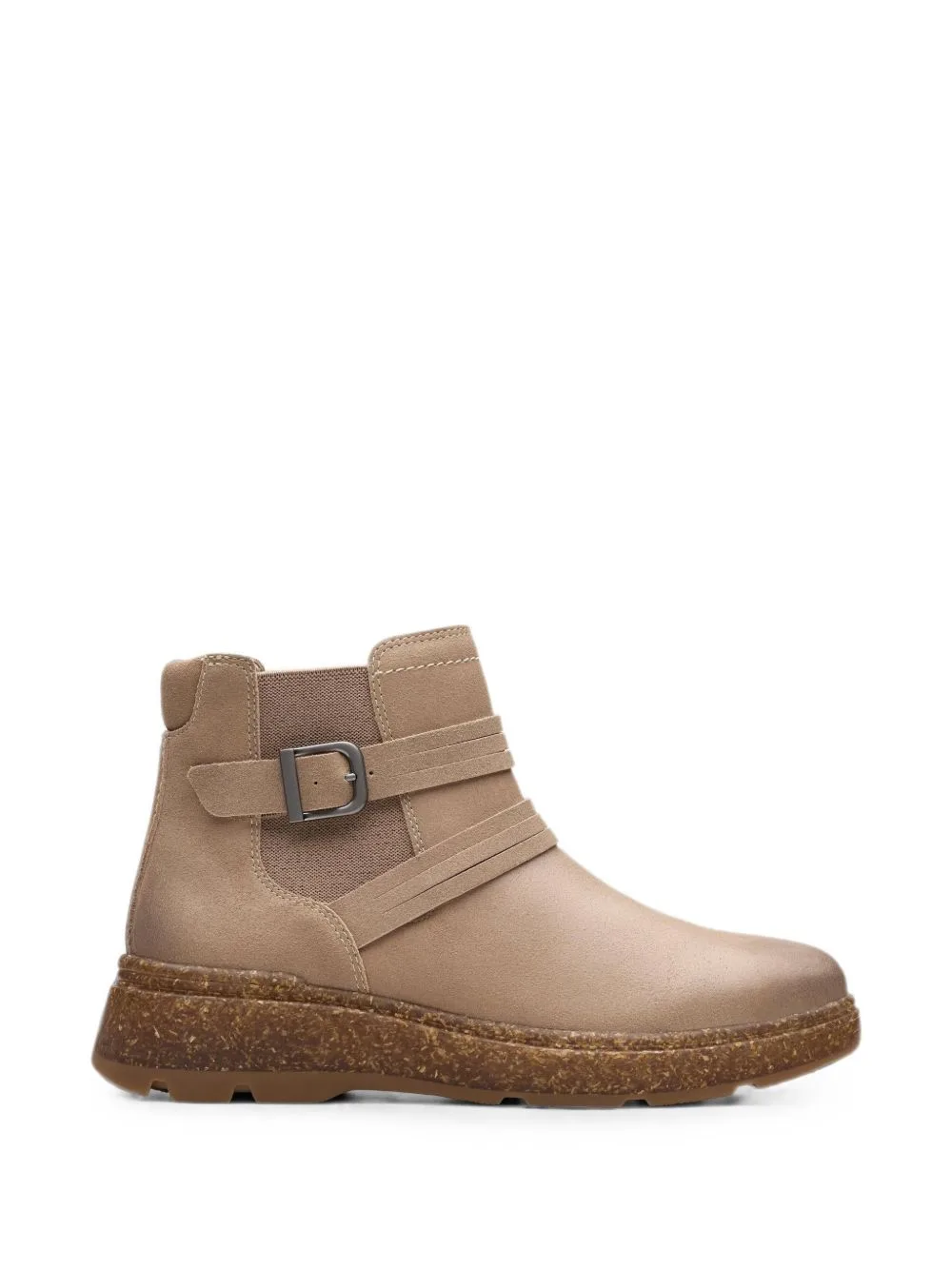 Noralyn Buckle-Detail Suede Ankle Boots